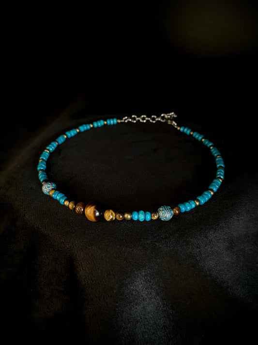 Boho ~ Tigers Eye Choker