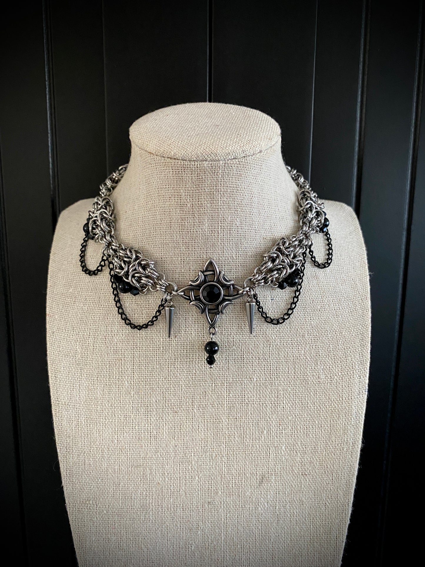Witches Knot | Black Onyx Choker