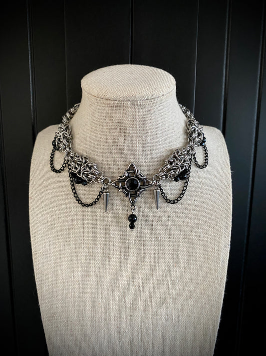 Witches Knot | Black Onyx Choker