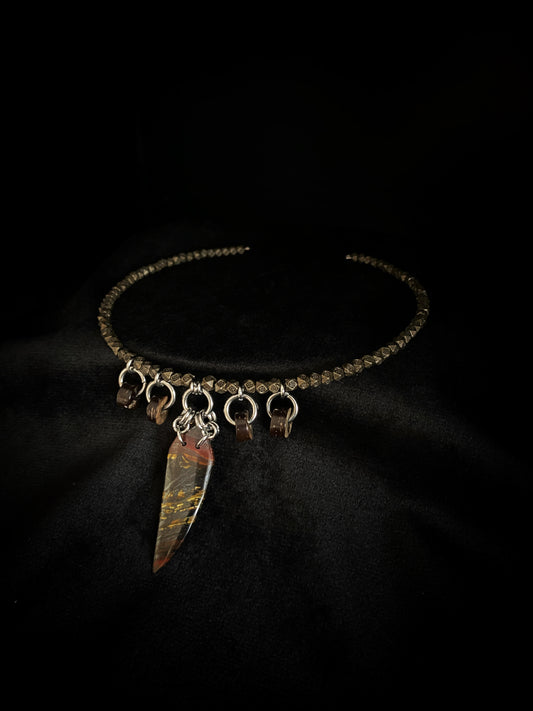 Boho ~ Tiger Iron Choker